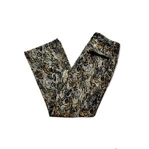 Newport News Pant Size 4 Textured Print Jeans